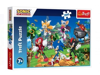 Trefl Puzzle 200 Sonic & Přátelé, věk: 7+