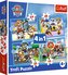 Trefl Puzzle 4v1 Tlapková patrola, věk: 4+