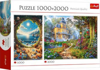 Trefl Puzzle 1000+2000 Moře; Slunečná rezidence, věk: 12+
