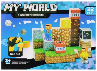 Klocki magnetyczne Klockowy ludzik 32el 410321 BMG