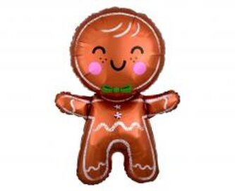 Balon foliowy Piernikowy ludzik 39x54cm