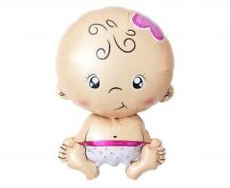 Balon foliowy Baby girl 37x55cm