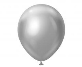 Balony Mirror Silver 50szt