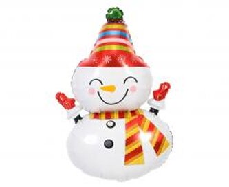 Balon foliowy Bałwanek 81x46cm