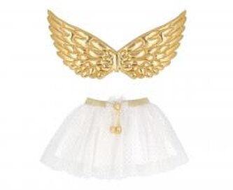 Strój złoty aniołek roz. uniwersalny