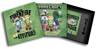 Dárkový set Minecraft kalendář - diář - propiska (31,4 x 31,4 x 4,1 cm)
