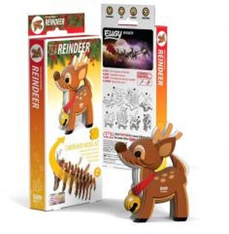 Renifer Eugy. Eko Układanka 3D