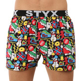 Pánské trenky Styx art sportovní guma Vánoce (B1258) XL