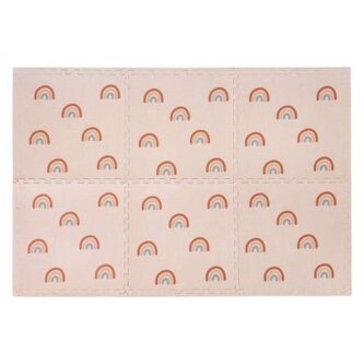 FREEON Free2Play Pěnová hrací podložka Puzzle 6 ks Rainbow