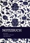 Notizbuch A4 liniert - 100 Seiten Soft Cover - floral blau - FSC Papier
