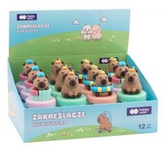 Zakreślacze-mazaki Kapibara Kapi Fun (12szt)