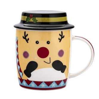 KUBEK RENIFER Z POKRYWKĄ NBC 400 ML