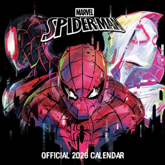 Oficiální nástěnný kalendář 2026 Marvel: Spiderman s plakátem (SQ 30,5 x 30,5|61 cm)