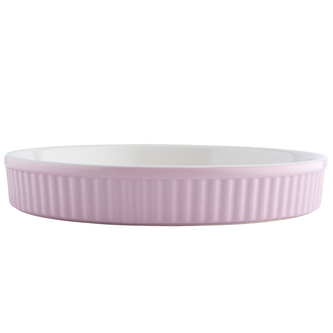 FUSION PINK NACZYNIE CERAMICZNE DO TARTY 24X3,5 CM 800 ML W OPASCE