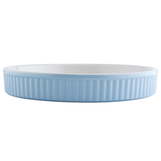 FUSION BLUE NACZYNIE CERAMICZNE DO TARTY 24X3,5 CM 800 ML W OPASCE