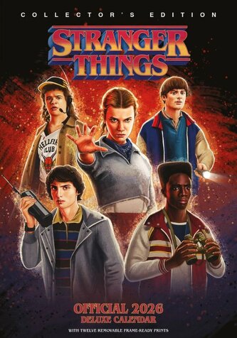 Deluxe kalendář 2026 Netflix: Stranger Things (29,7 x 42 cm)
