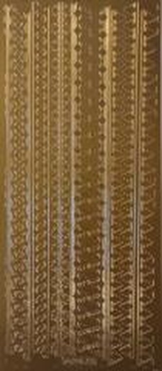 Stiker ażurowy 10x23cm bordiurka złoty