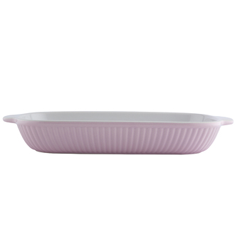 FUSION PINK NACZYNIE CERAMICZNE DO ZAPIEKANIA 36,5X19X5 CM 1,7L W OPASCE