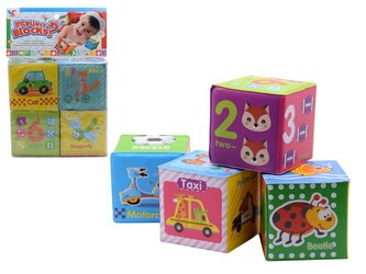 Mäkké detské kocky 4ks