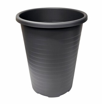 Koš na odpad plný 15 l šedý