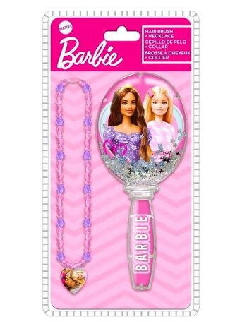 SOUPRAVA NÁHRDELNÍK A KARTÁČ BARBIE