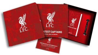 Oficiální dárkový set FC Liverpool: Kalendář - diář - propiska (31,4 x 31,4 x 4,1 cm)