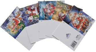 Zawieszki, bileciki prezentowe BN Mikołaj op.50szt.