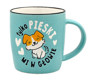 Kubek UP Tylko pieski mi w głowie