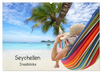 Seychellen Inselblicke (Wandkalender 2026 DIN A2 quer), CALVENDO Monatskalender