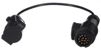 Kabelová redukce zásuvky tažného zařízení TRAILER CABLE 2, 13-7pin, 50cm SIXTOL