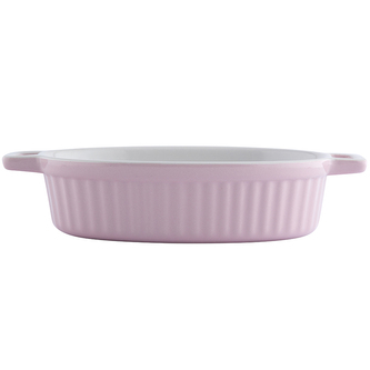 FUSION PINK NACZYNIE CERAMICZNE DO ZAPIEKANIA 27X15X6 CM 900 ML W OPASCE