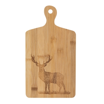 DESKA BAMBUSOWA 33X18X1 CM DEK. RENIFER