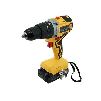 AKU GANG AE2V20AB-201P-BMC AKU vrtačka s příklepem BRUSHLESS 20 V, 2,0 Ah START SET