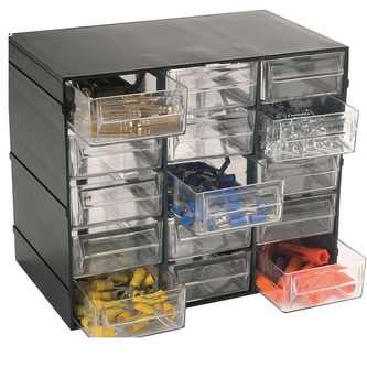 Zásuvkový organizér ArtPlast HOBBY 15, 15 zásuvek