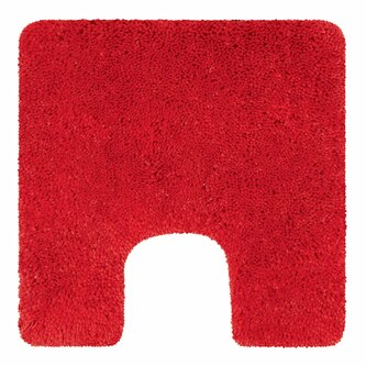 Spirella koupelnová WC předložka HIGHLAND, červená, mikrovlákno, 55 x 55 cm