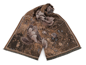 Šátek / šála / pléd typu kašmír 70x185 cm - 1 ks - 10 béžová velbloudí