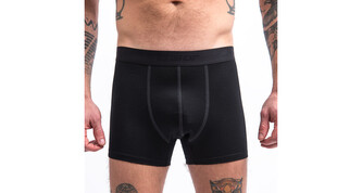 Pánské boxerky Sensor Active merino černé (25200023) XL