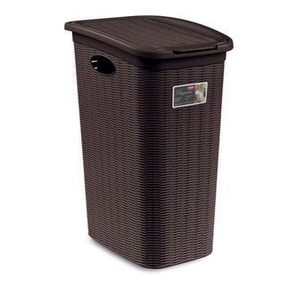 Koš na prádlo Elegance 36 l, hnědý