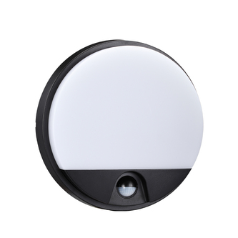 Světlo nástěnné-stropní Bari K PIR, Černá