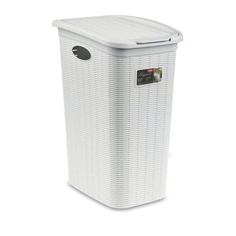 Koš na prádlo Elegance 36 l, bílý