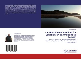 On the Dirichlet Problem for Equations in an Unbounded Domain