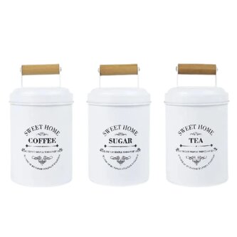 Quttin kovové kuchyňské dózy 3 ks