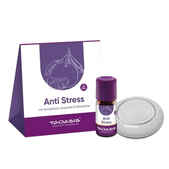 TAOASIS Aroma set Anti Stress BIO (5 ml) - vonný kámen jako difuzér