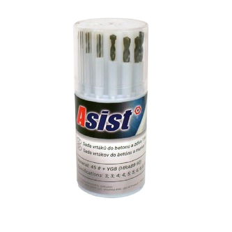 Sada vrtáků do betonu a zdiva 11ks