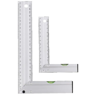 Sada ALU úhelníků s vodováhou ASIST 47-1220