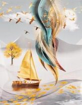 Fotoalbum kieszeniowy zgrzewany Goldie mix