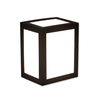 Světlo nástěnné-stropní Burgos, Bílá-Černá