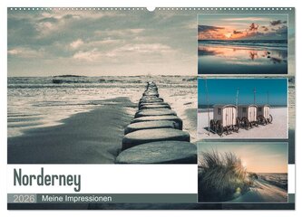 Mein Jahr auf Norderney (Wandkalender 2026 DIN A2 quer), CALVENDO Monatskalender