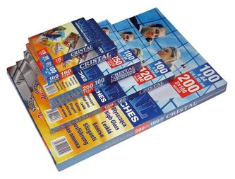 FOLIA DO LAMIN A4 2X100MIC ARG BLYSK PE OP100SZT