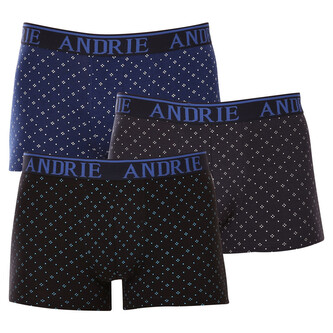 3PACK pánské boxerky Andrie vícebarevné (PS 5747) L